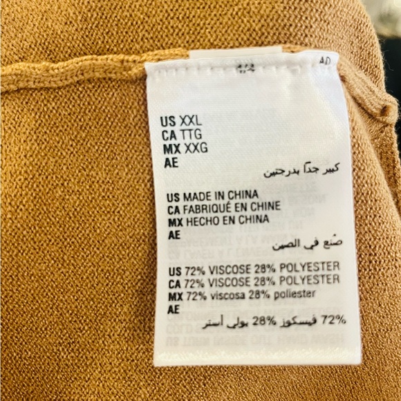 INC International Concepts Camel Studded Cardigan - Picture 6 of 6